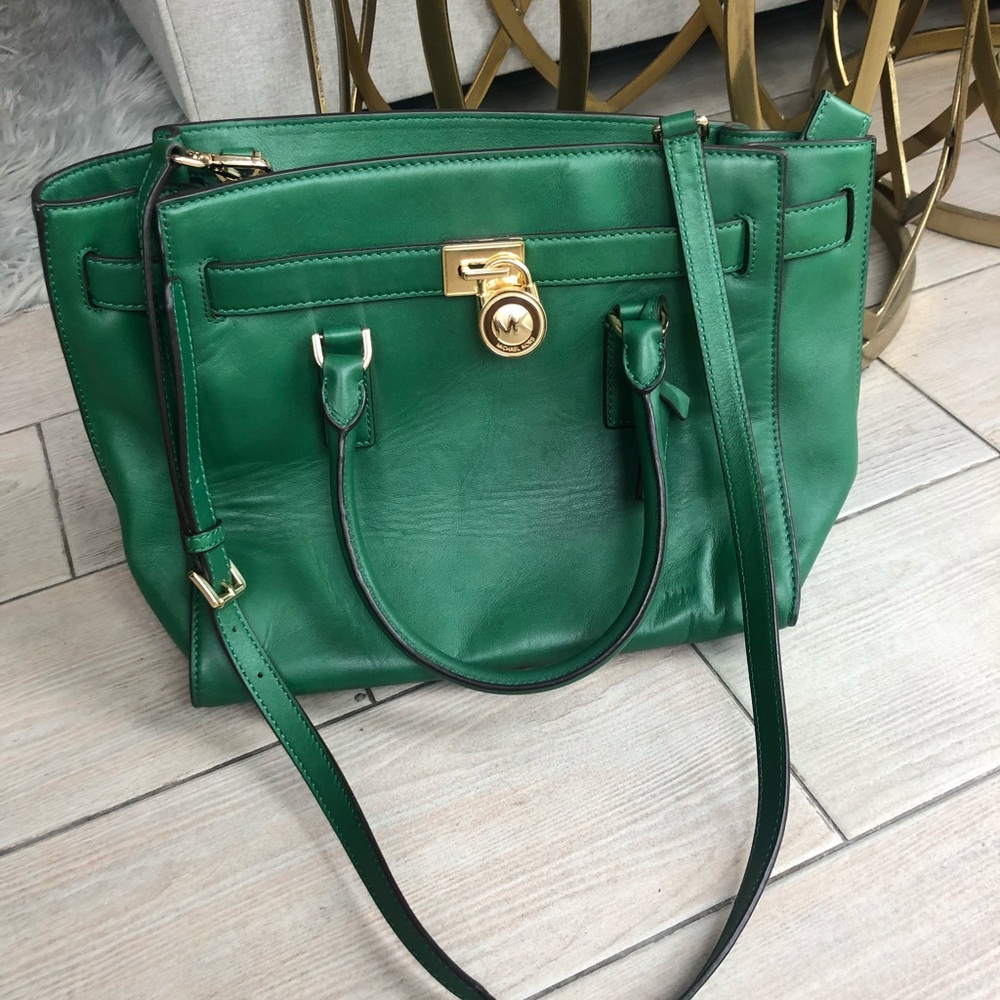 Emerald Michael Kors Large Handbag